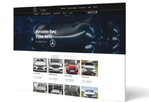 Làm website bán xe Mercedes